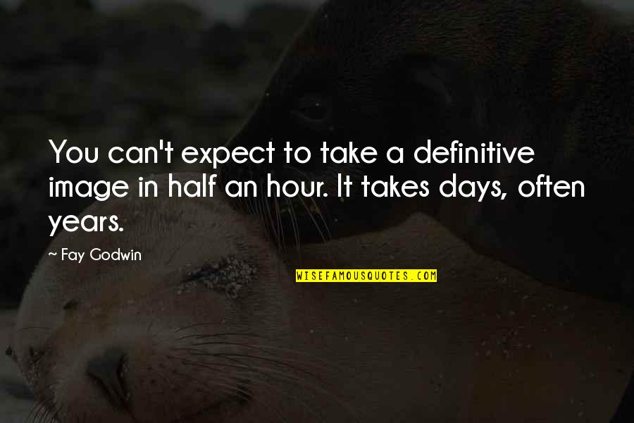 Goal Orientation Quotes By Fay Godwin: You can't expect to take a definitive image Goal Orientation Quotes By Fay Godwin: You can't expect to take a definitive image