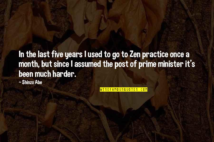 God And The New Year Quotes By Shinzo Abe: In the last five years I used to God And The New Year Quotes By Shinzo Abe: In the last five years I used to