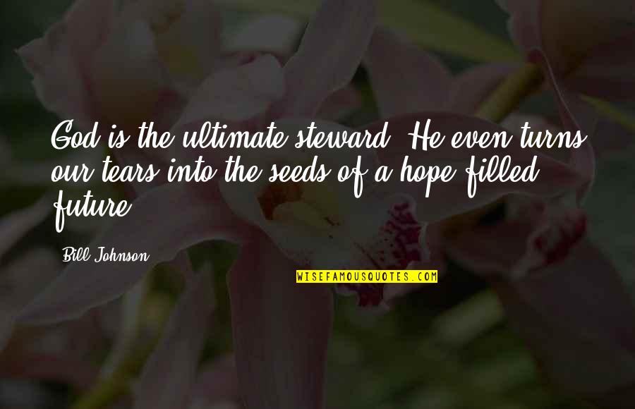God Filled Quotes By Bill Johnson: God is the ultimate steward. He even turns