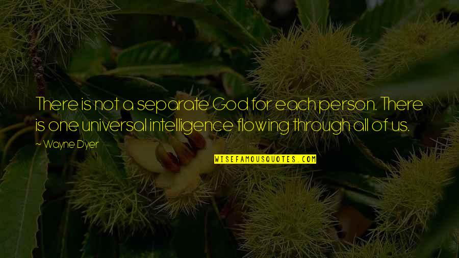 God Is For Us Quotes By Wayne Dyer: There is not a separate God for each God Is For Us Quotes By Wayne Dyer: There is not a separate God for each