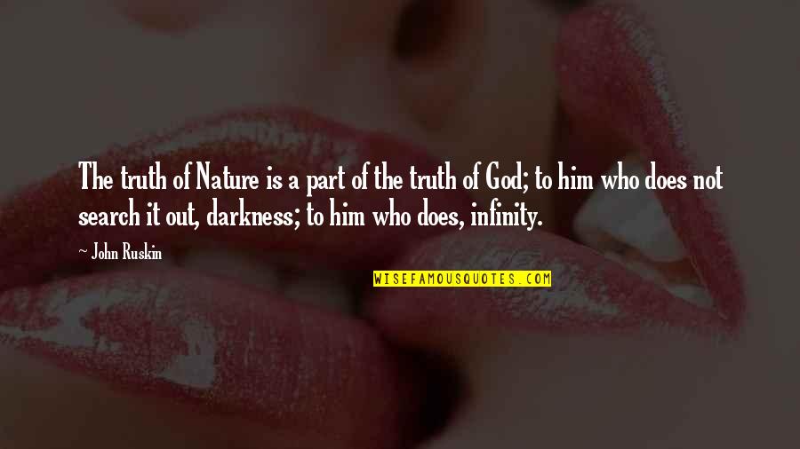 God Supplying Our Needs Quotes By John Ruskin: The truth of Nature is a part of God Supplying Our Needs Quotes By John Ruskin: The truth of Nature is a part of