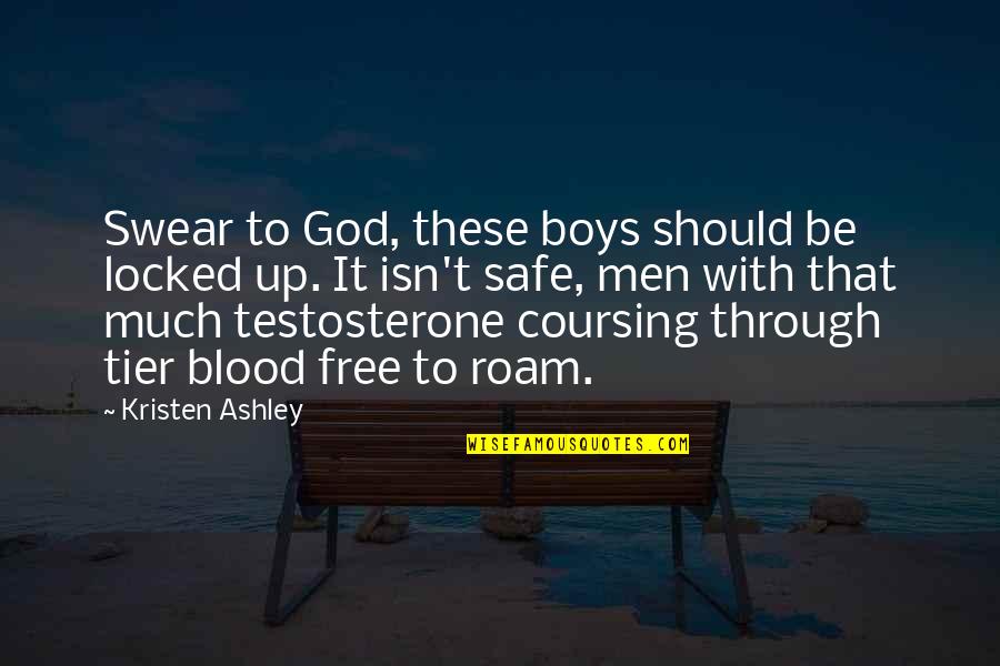 God Tier Quotes By Kristen Ashley: Swear to God, these boys should be locked