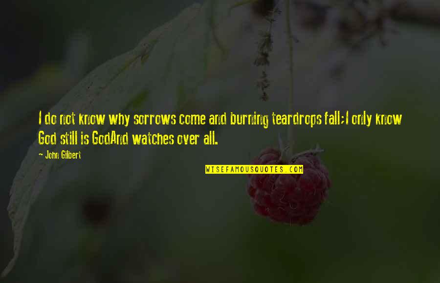 God Watches You Quotes By John Gilbert: I do not know why sorrows come and