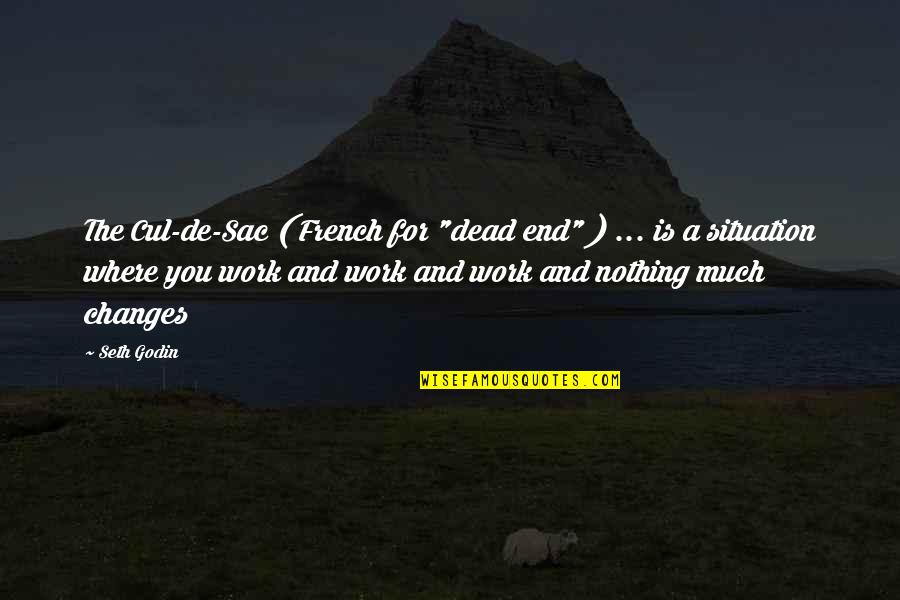 Godin Quotes By Seth Godin: The Cul-de-Sac ( French for "dead end" )