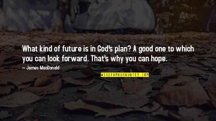 God's Hope Quotes By James MacDonald: What kind of future is in God's plan?