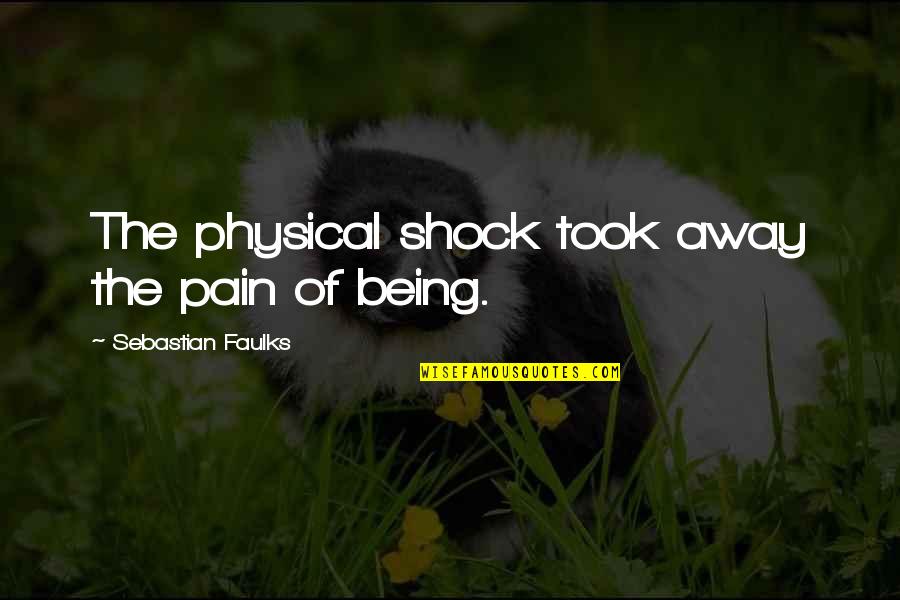 Goessens Makelaar Quotes By Sebastian Faulks: The physical shock took away the pain of Goessens Makelaar Quotes By Sebastian Faulks: The physical shock took away the pain of