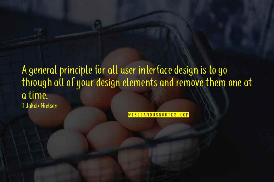 Goessler Kuverts Quotes By Jakob Nielsen: A general principle for all user interface design Goessler Kuverts Quotes By Jakob Nielsen: A general principle for all user interface design