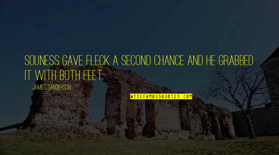 Goessler Kuverts Quotes By James Sanderson: Souness gave Fleck a second chance and he Goessler Kuverts Quotes By James Sanderson: Souness gave Fleck a second chance and he