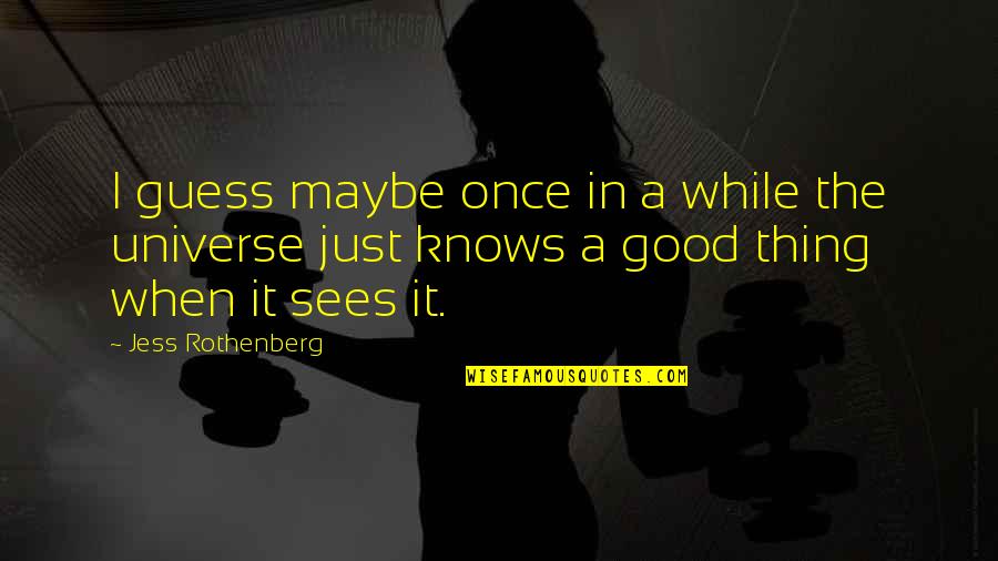 Gogglebox Abbie And Georgia Quotes By Jess Rothenberg: I guess maybe once in a while the