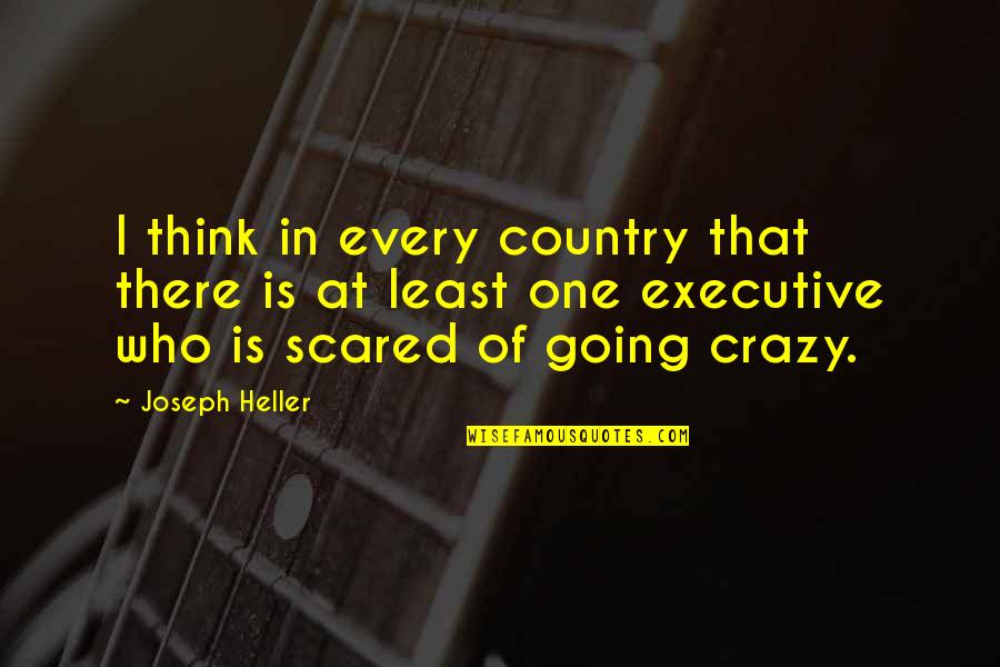 Going Crazy Quotes By Joseph Heller: I think in every country that there is