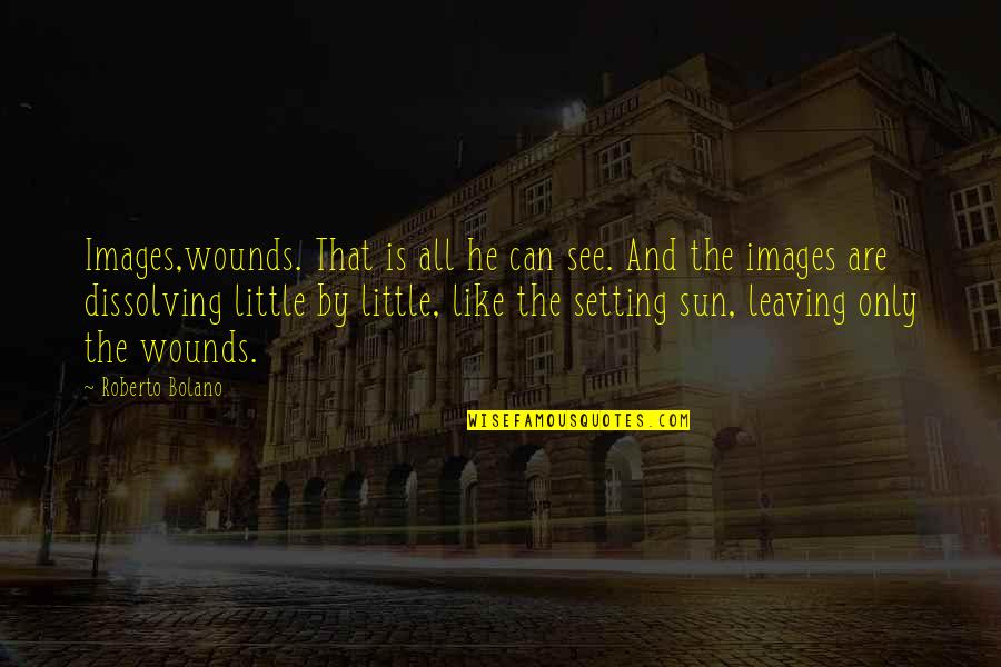 Going Gear Quotes By Roberto Bolano: Images,wounds. That is all he can see. And Going Gear Quotes By Roberto Bolano: Images,wounds. That is all he can see. And
