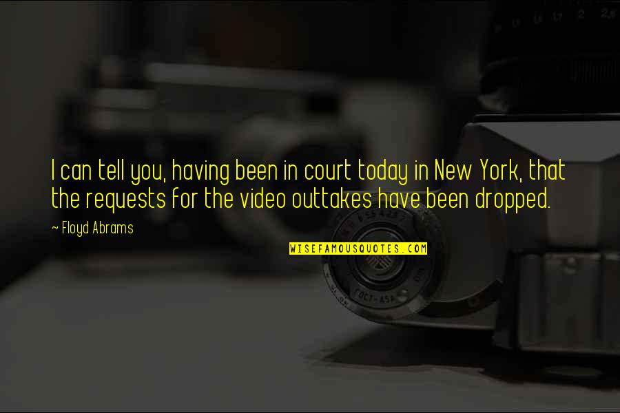 Going On Dates Quotes By Floyd Abrams: I can tell you, having been in court