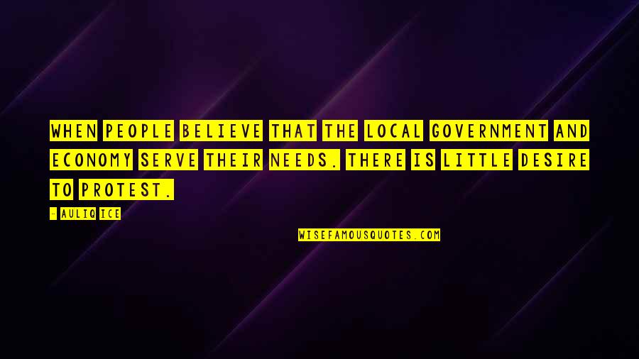 Golubeff Financial Quotes By Auliq Ice: When people believe that the local government and
