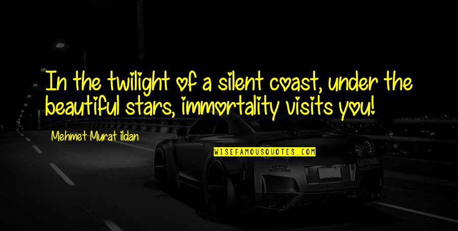 Gone Michael Grant Caine Quotes By Mehmet Murat Ildan: In the twilight of a silent coast, under Gone Michael Grant Caine Quotes By Mehmet Murat Ildan: In the twilight of a silent coast, under