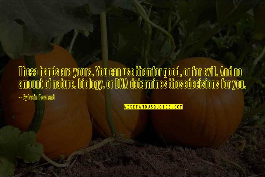 Good And Evil Nature Quotes By Sylvain Reynard: These hands are yours. You can use themfor Good And Evil Nature Quotes By Sylvain Reynard: These hands are yours. You can use themfor
