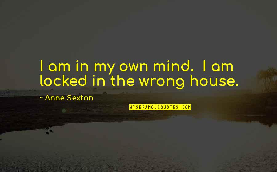 Good Clinical Practice Quotes By Anne Sexton: I am in my own mind. I am