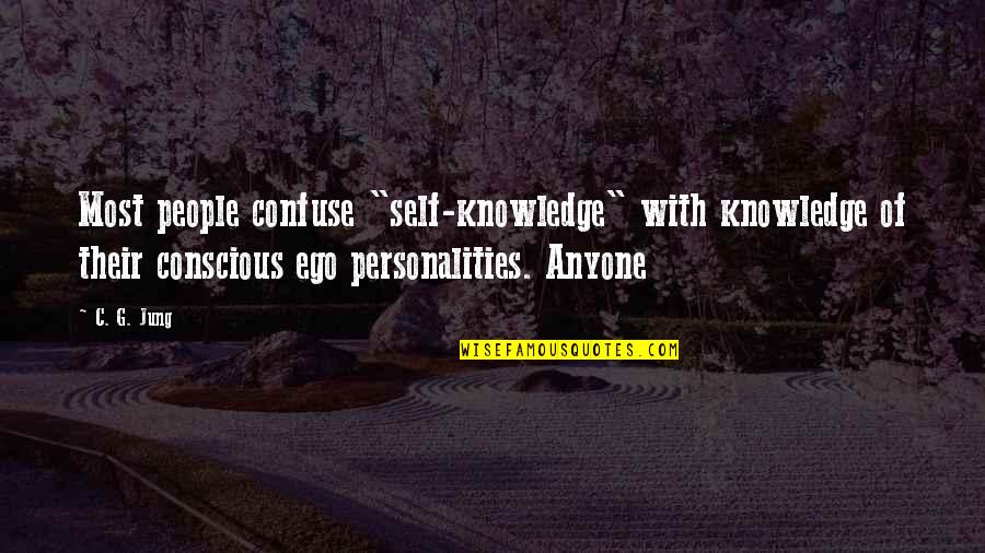 Good Communication Skill Quotes By C. G. Jung: Most people confuse "self-knowledge" with knowledge of their