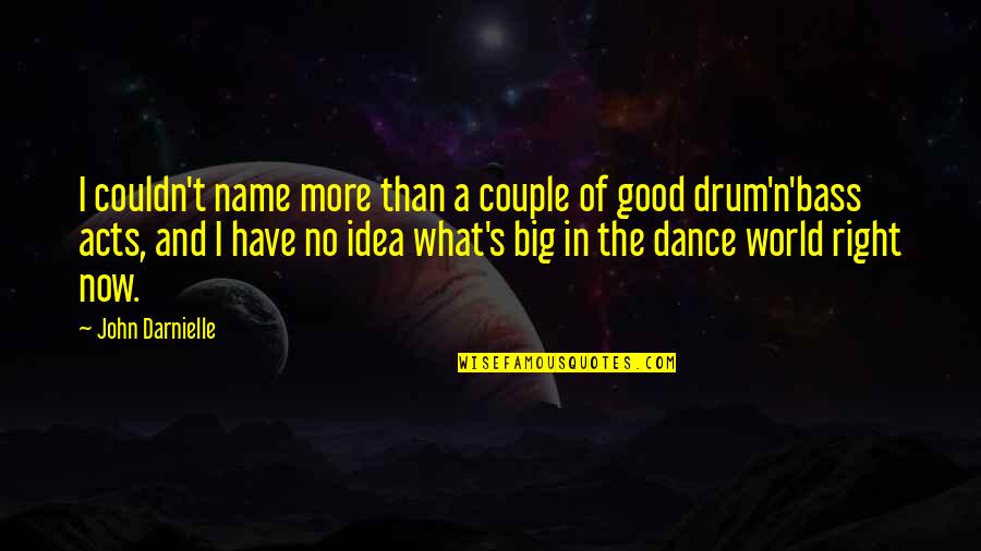 Good Drum Quotes By John Darnielle: I couldn't name more than a couple of