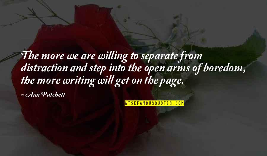 Good Evening Images With Hindi Quotes By Ann Patchett: The more we are willing to separate from