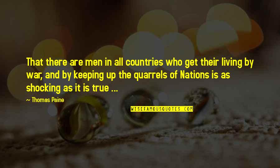 Good Food And Wine Quotes By Thomas Paine: That there are men in all countries who