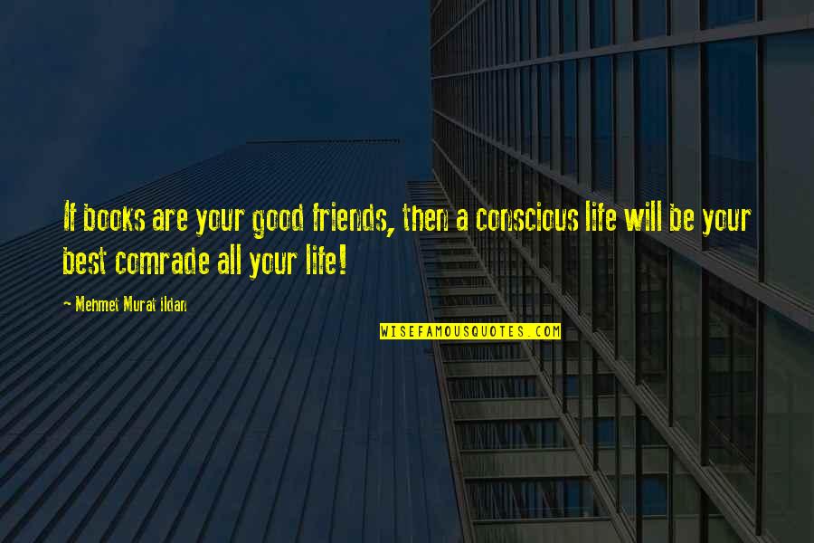 Good Friends And Life Quotes By Mehmet Murat Ildan: If books are your good friends, then a