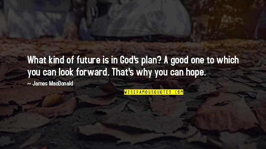 Good Future Quotes By James MacDonald: What kind of future is in God's plan?