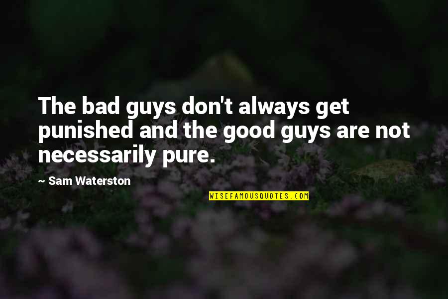 Good Guys And Bad Guys Quotes By Sam Waterston: The bad guys don't always get punished and