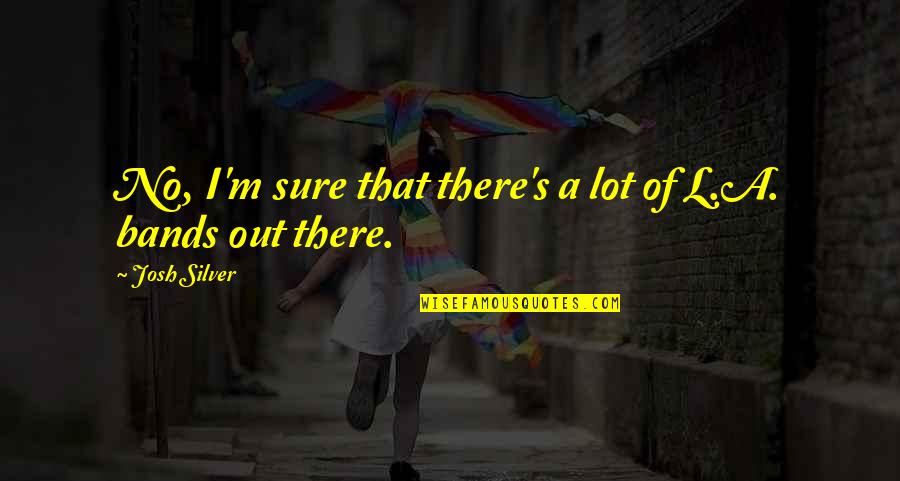 Good Lent Quotes By Josh Silver: No, I'm sure that there's a lot of Good Lent Quotes By Josh Silver: No, I'm sure that there's a lot of