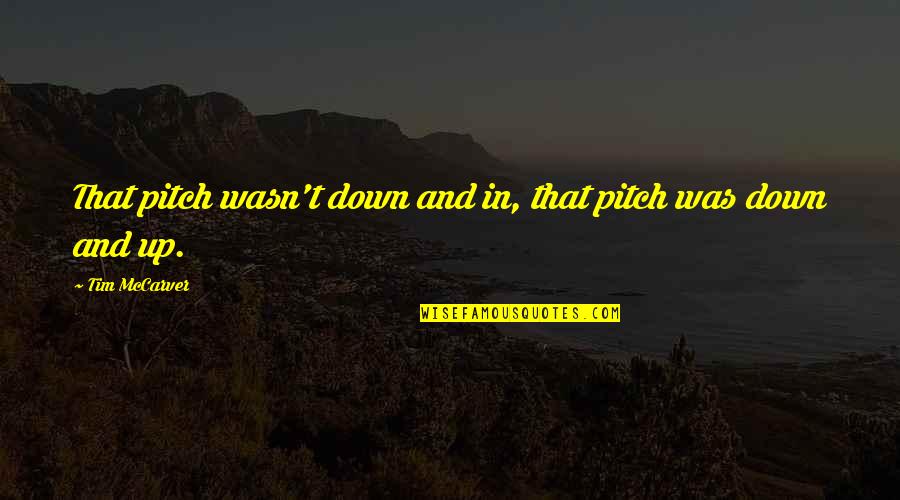 Good Morning Positive Sunday Quotes By Tim McCarver: That pitch wasn't down and in, that pitch Good Morning Positive Sunday Quotes By Tim McCarver: That pitch wasn't down and in, that pitch