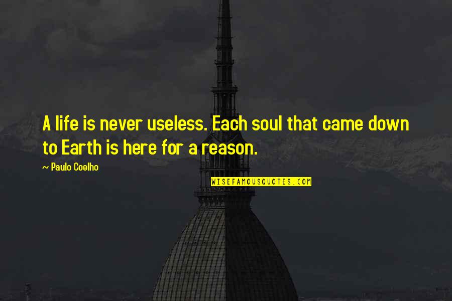 Good Night Message Quotes By Paulo Coelho: A life is never useless. Each soul that