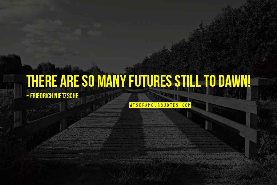 Good Night My Hubby Quotes By Friedrich Nietzsche: There are so many futures still to dawn!