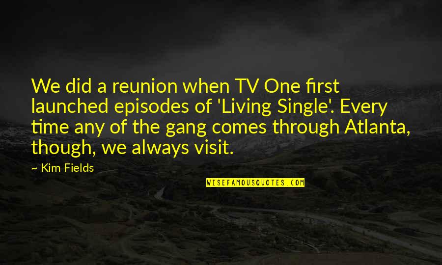 Good Night Text Quotes By Kim Fields: We did a reunion when TV One first