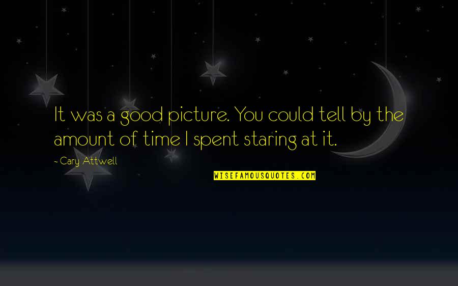 Good Picture Quotes By Cary Attwell: It was a good picture. You could tell