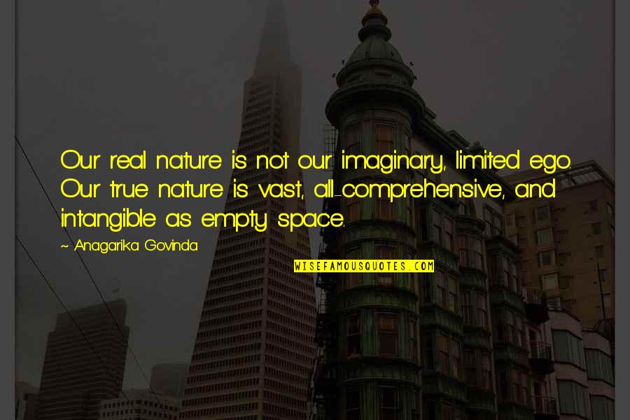 Good Polio Quotes By Anagarika Govinda: Our real nature is not our imaginary, limited Good Polio Quotes By Anagarika Govinda: Our real nature is not our imaginary, limited