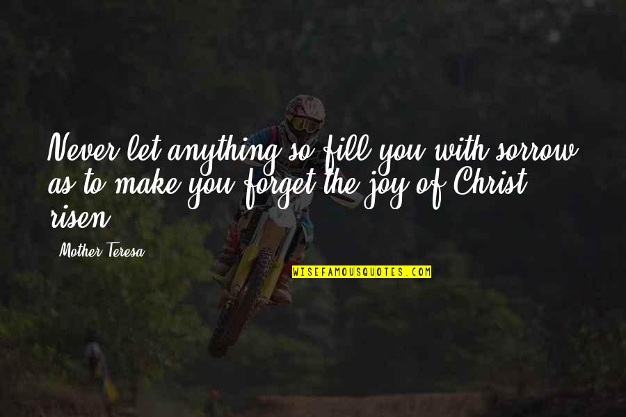 Good Revolutionary Quotes By Mother Teresa: Never let anything so fill you with sorrow Good Revolutionary Quotes By Mother Teresa: Never let anything so fill you with sorrow