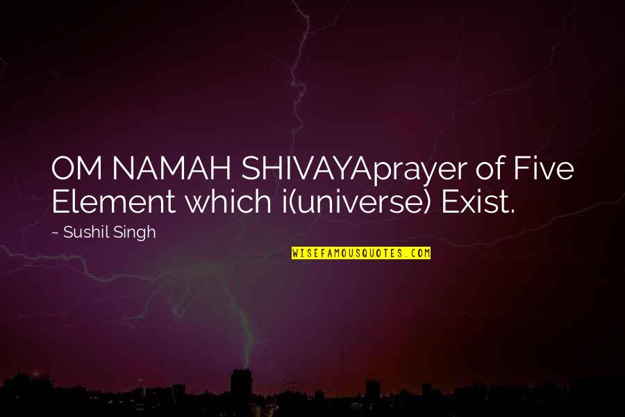 Good Roommates Quotes By Sushil Singh: OM NAMAH SHIVAYAprayer of Five Element which i(universe)