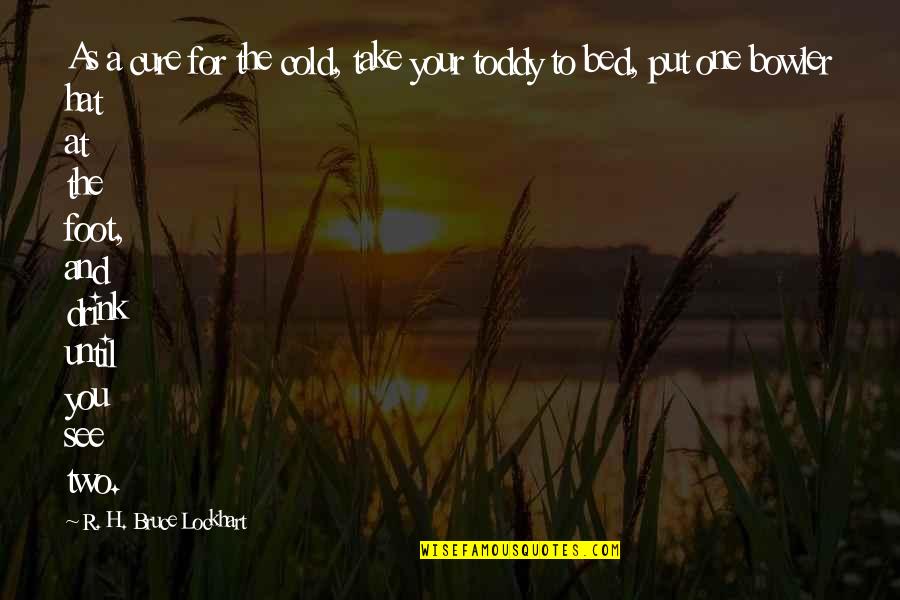 Good Spring Time Quotes By R. H. Bruce Lockhart: As a cure for the cold, take your