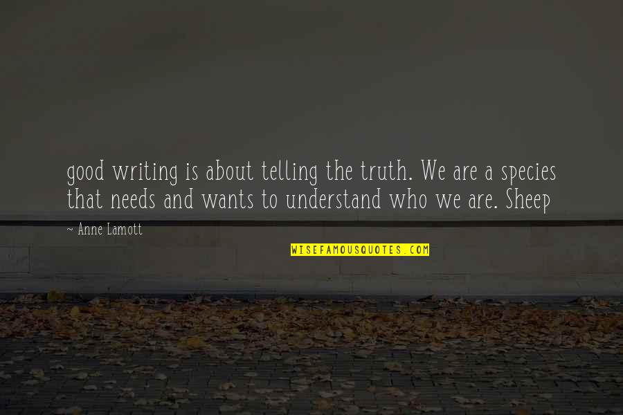 Good Truth Quotes By Anne Lamott: good writing is about telling the truth. We Good Truth Quotes By Anne Lamott: good writing is about telling the truth. We