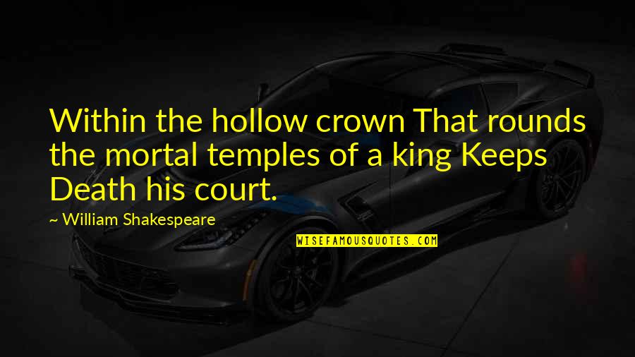Good Uchiha Itachi Quotes By William Shakespeare: Within the hollow crown That rounds the mortal Good Uchiha Itachi Quotes By William Shakespeare: Within the hollow crown That rounds the mortal