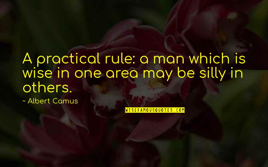 Goodbye I Will Miss You Quotes By Albert Camus: A practical rule: a man which is wise