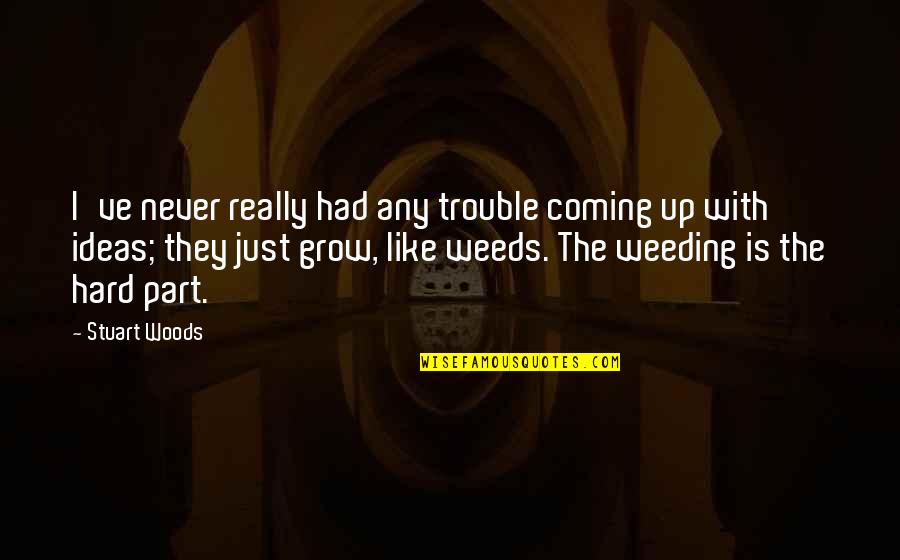 Goodfellas Quotes By Stuart Woods: I've never really had any trouble coming up