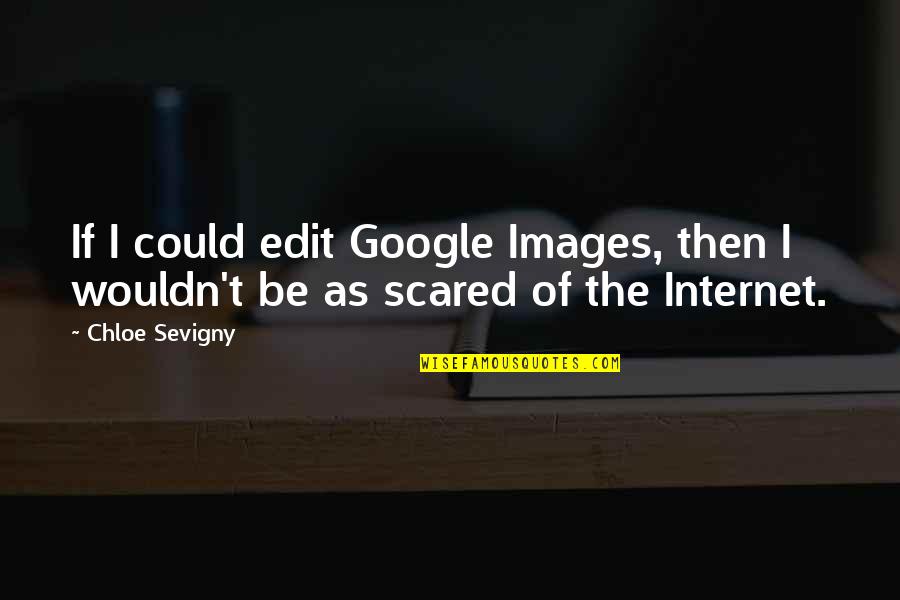 Google Images Of Quotes By Chloe Sevigny: If I could edit Google Images, then I