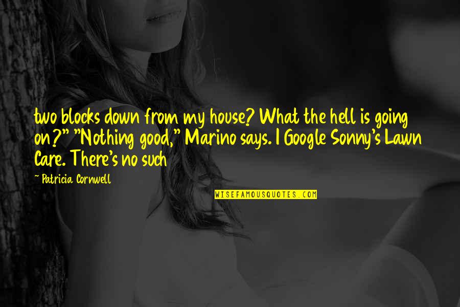 Google Quotes By Patricia Cornwell: two blocks down from my house? What the