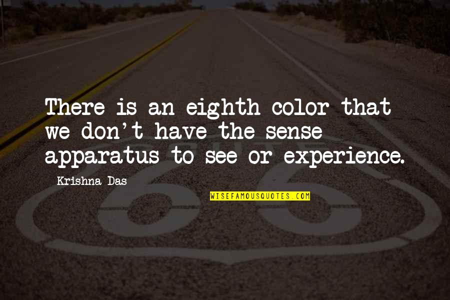 Goolies Quotes By Krishna Das: There is an eighth color that we don't