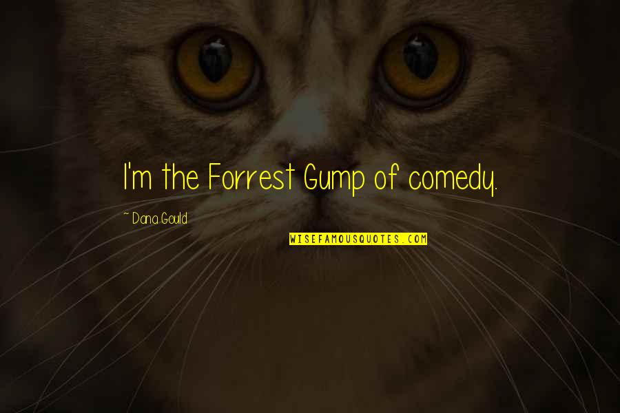 Gould Quotes By Dana Gould: I'm the Forrest Gump of comedy.