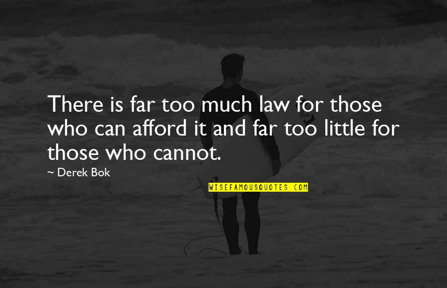 Grabowsky Power Quotes By Derek Bok: There is far too much law for those Grabowsky Power Quotes By Derek Bok: There is far too much law for those