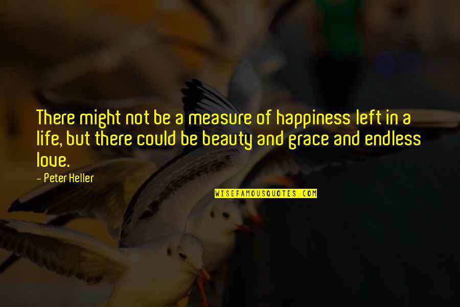Grace Life Quotes By Peter Heller: There might not be a measure of happiness