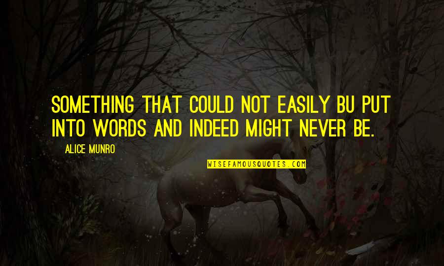 Graco Nautilus 3 1 Car Seat Quotes By Alice Munro: Something that could not easily bu put into
