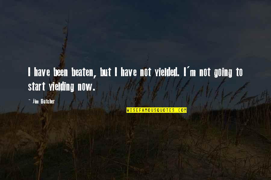 Gradle String Quotes By Jim Butcher: I have been beaten, but I have not