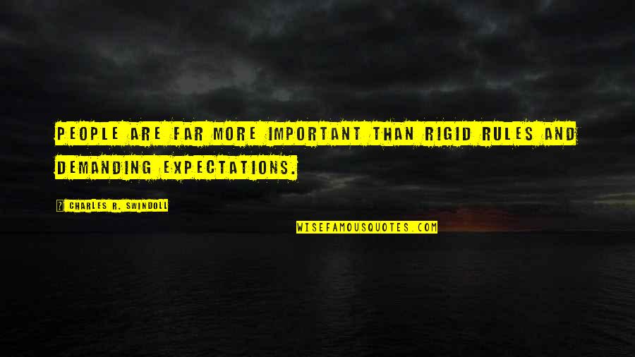 Gradske Price Quotes By Charles R. Swindoll: People are far more important than rigid rules Gradske Price Quotes By Charles R. Swindoll: People are far more important than rigid rules